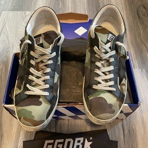 Golden Goose Camoflage Superstar Size 45